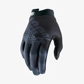 100% iTrack Mens Off-Road Motorcycle Gloves - BlackCharcoal