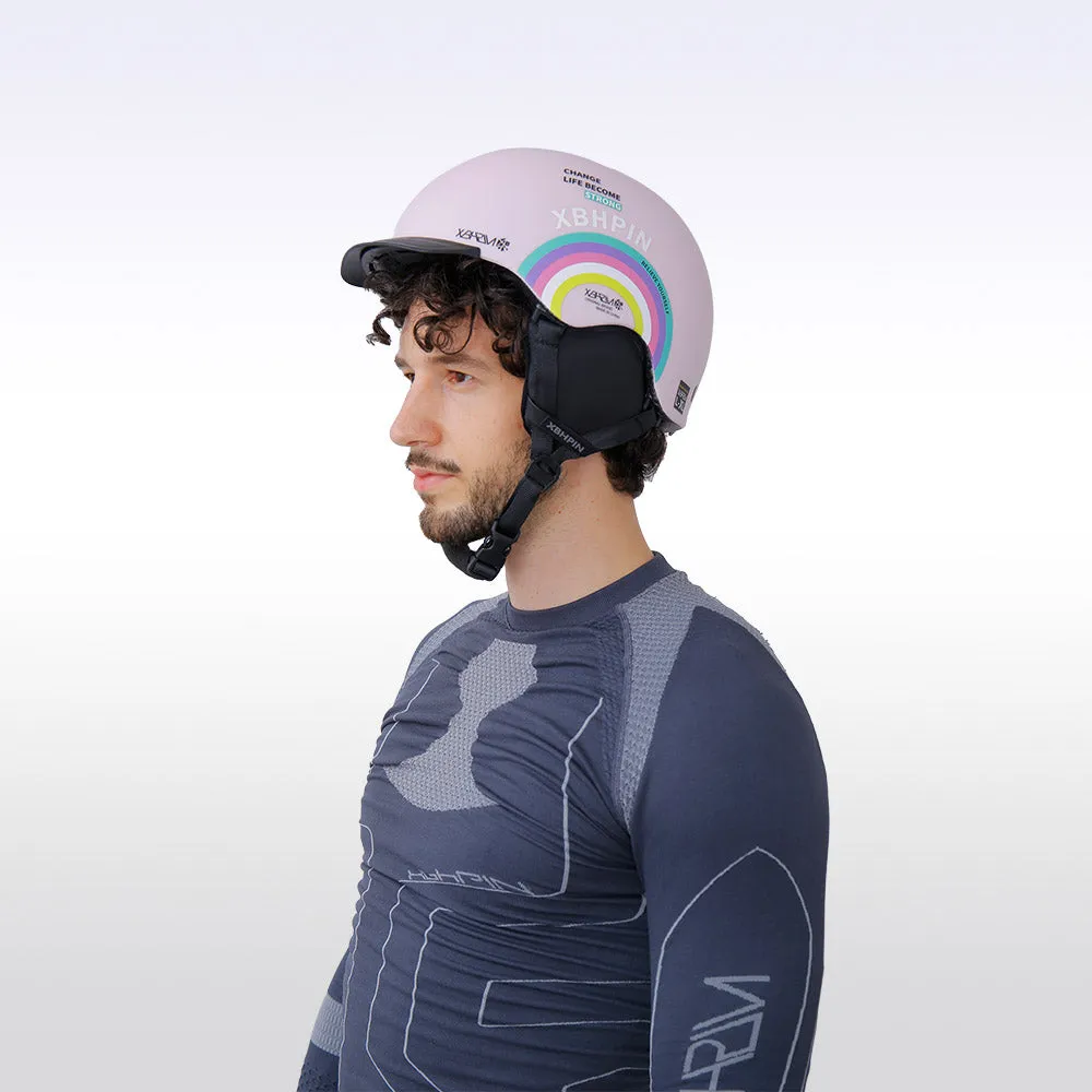 Dawnski Unisex Rainbow Winter Snow Helmet