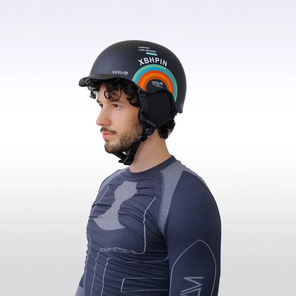 Dawnski Unisex Rainbow Winter Snow Helmet