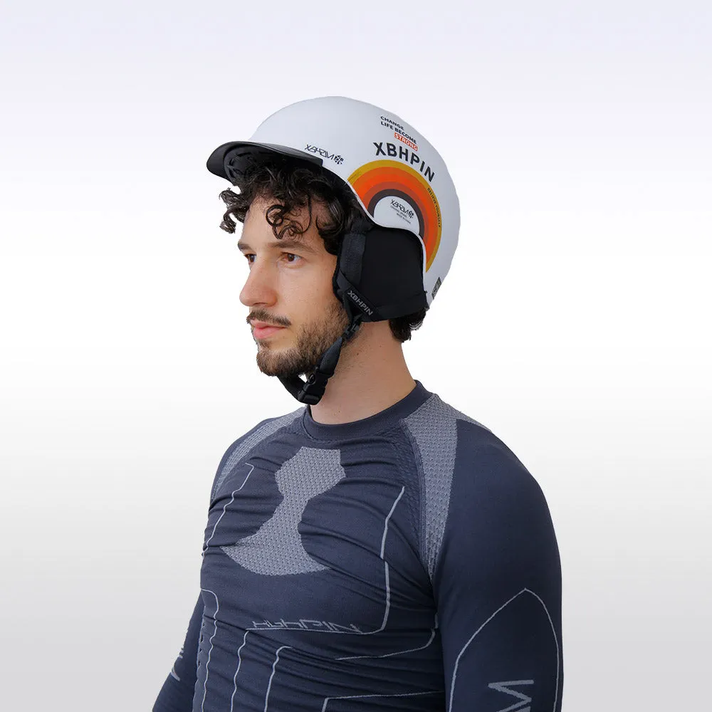 Dawnski Unisex Rainbow Winter Snow Helmet