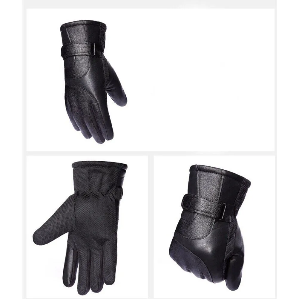 US 1-2 Pair Rechargeable Heated Gloves Unisex Touchscreen Ski Waterproof Outdoor