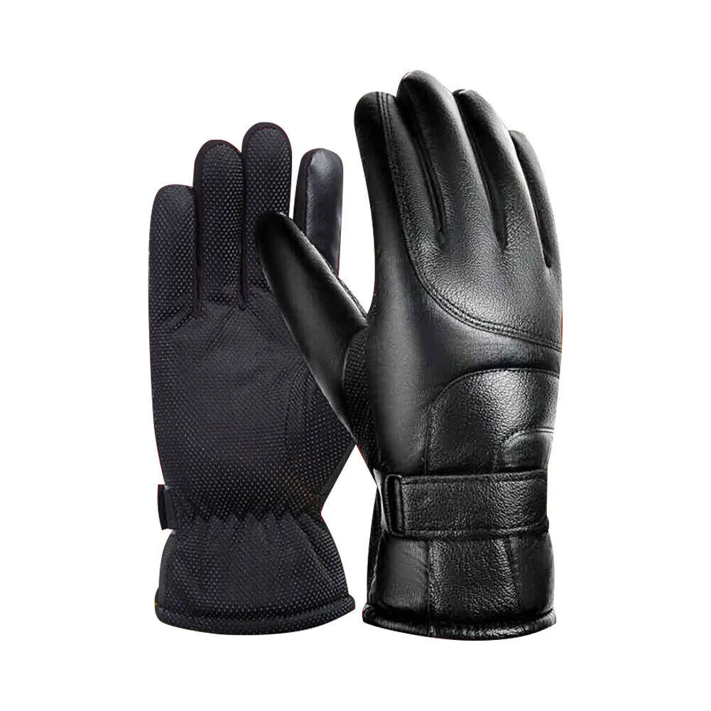 US 1-2 Pair Rechargeable Heated Gloves Unisex Touchscreen Ski Waterproof Outdoor